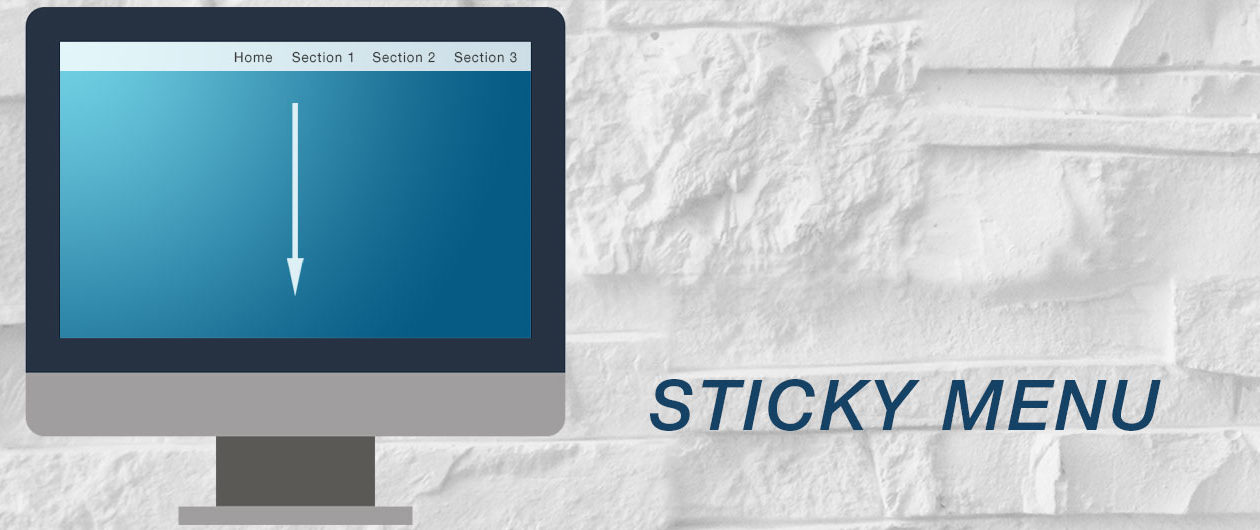 Sticky Menu, Feststehendes Menü HTML