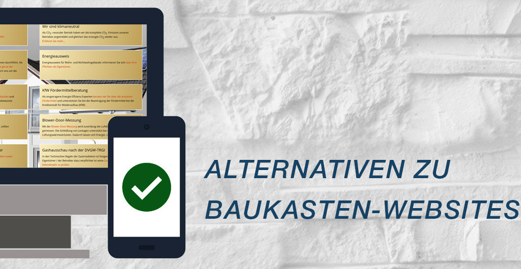 Alternativen zu Hottgenroth, 1&1 und co. - Schornsteinfeger Websites