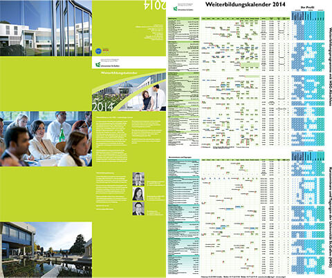 Kalendergestaltung: Weiterbildungskalender - Universität St. Gallen
